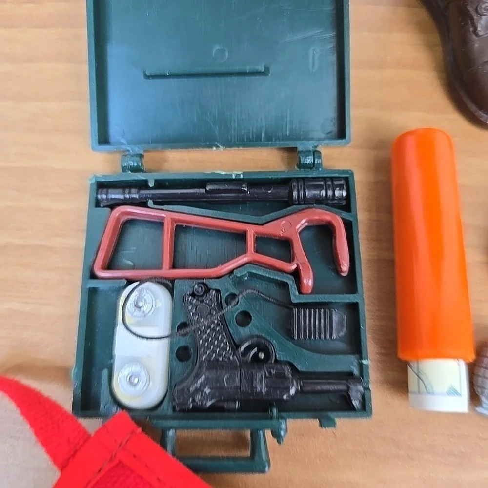 Gi‎ Joe Vintage 70s Adventure Team Man of Action Secret Agent Near Complete